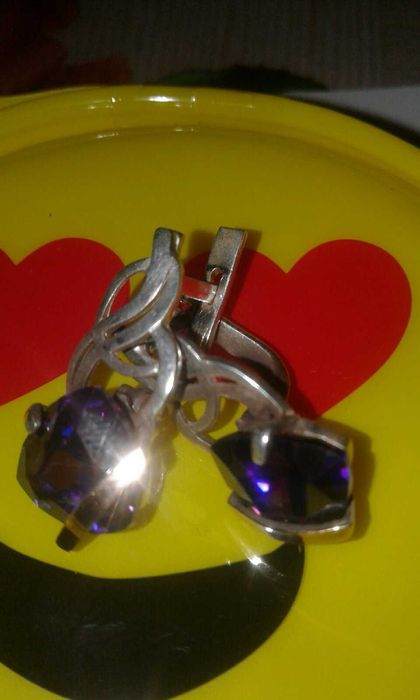 Серебряные сережки