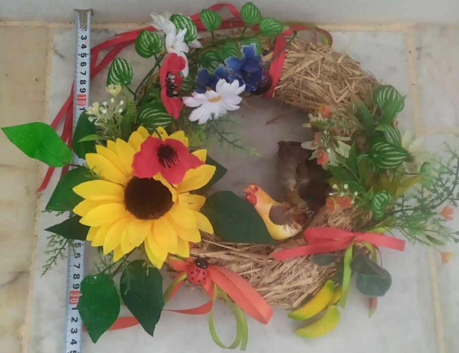 Декор, композиція, топпери для букетів, кошик, булава