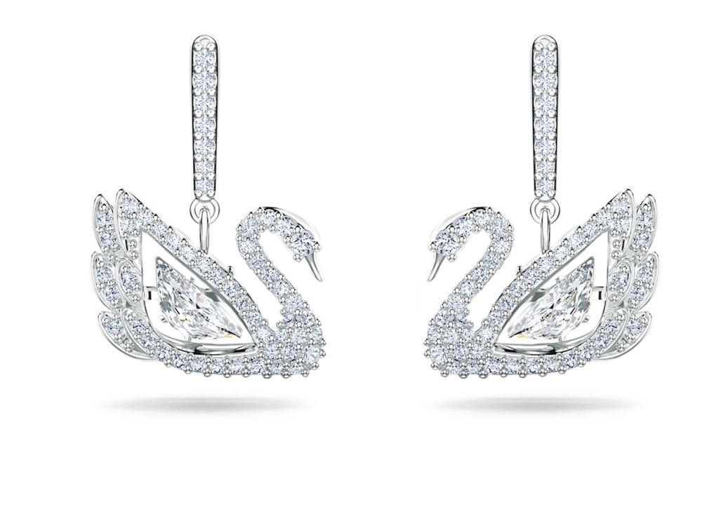 Swarovski Dancing Swan серьги