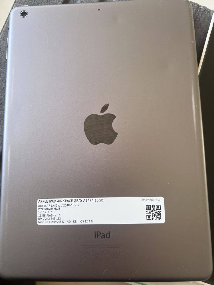 Apple iPad Air A1474 A7 1GB16GB Gray iOS+GRATIS!!!