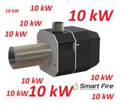 palnik na pellet kipi 10 kW najmniejszy samoczyszczący obrotowy revo