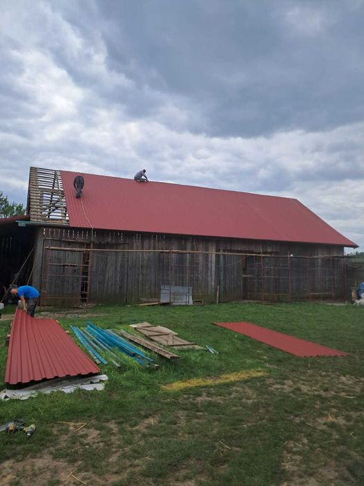 Usługi dekarskie, krycie papa i docieplenia.