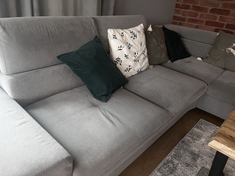 Sprzedam narożnik piekny szary kolor, Lorens meble