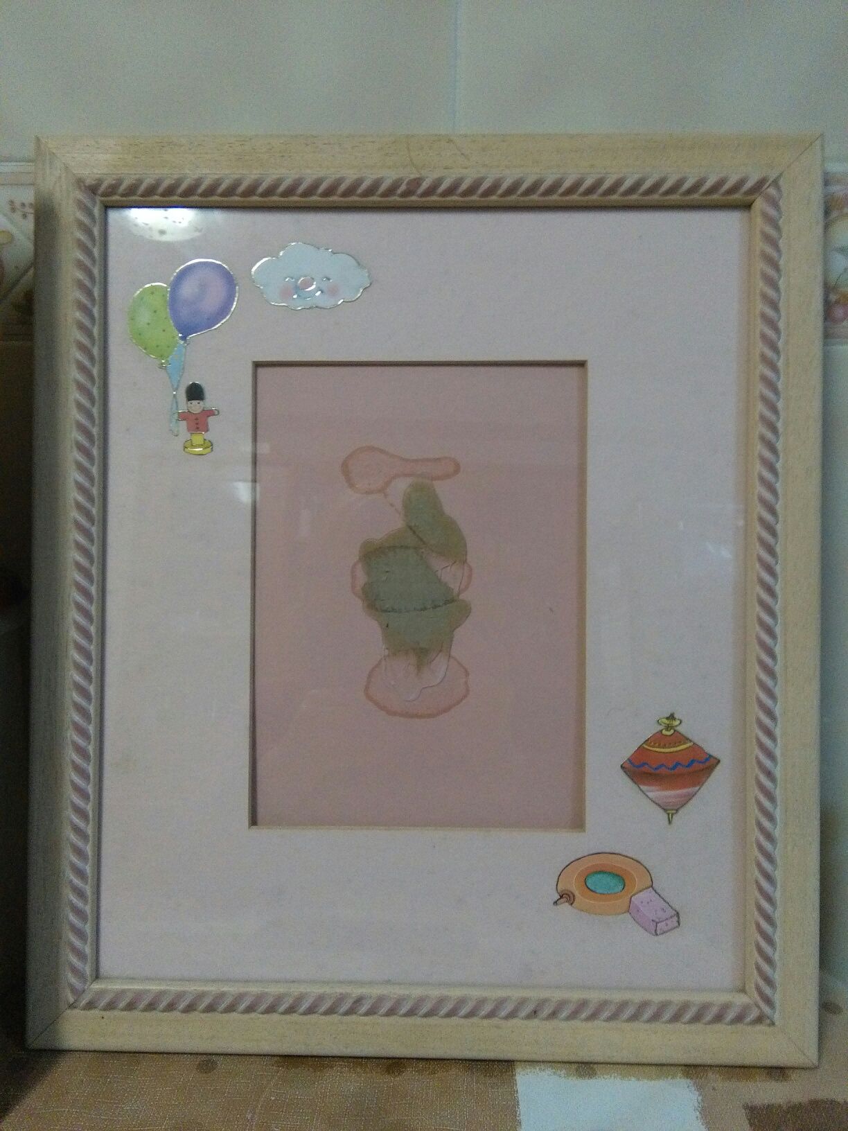 Moldura/quadro para quarto de menina