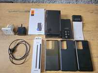Samsung Galaxy S21 Ultra 12GB/128GB + Rysik, 3x Etui, ładowarka, pudel