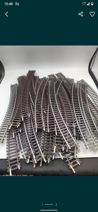 Tor tory łukowe Eaglemoss zestaw 50szt 1:87 H0 pasuje do Piko Roco