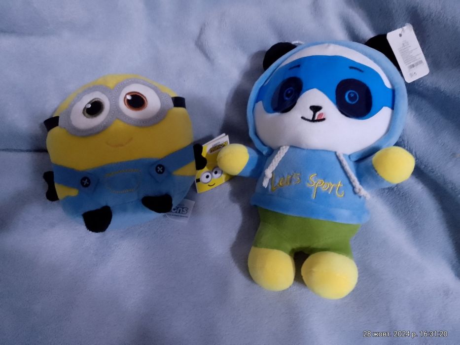 М'які іграшки різні