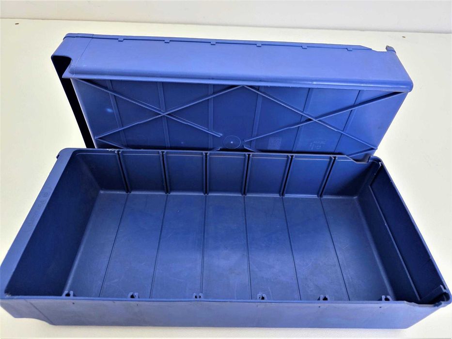 Pojemnik Plastikowy Kuweta 40x19x8cm Skrzynka Kosz Magazyn Warsztat