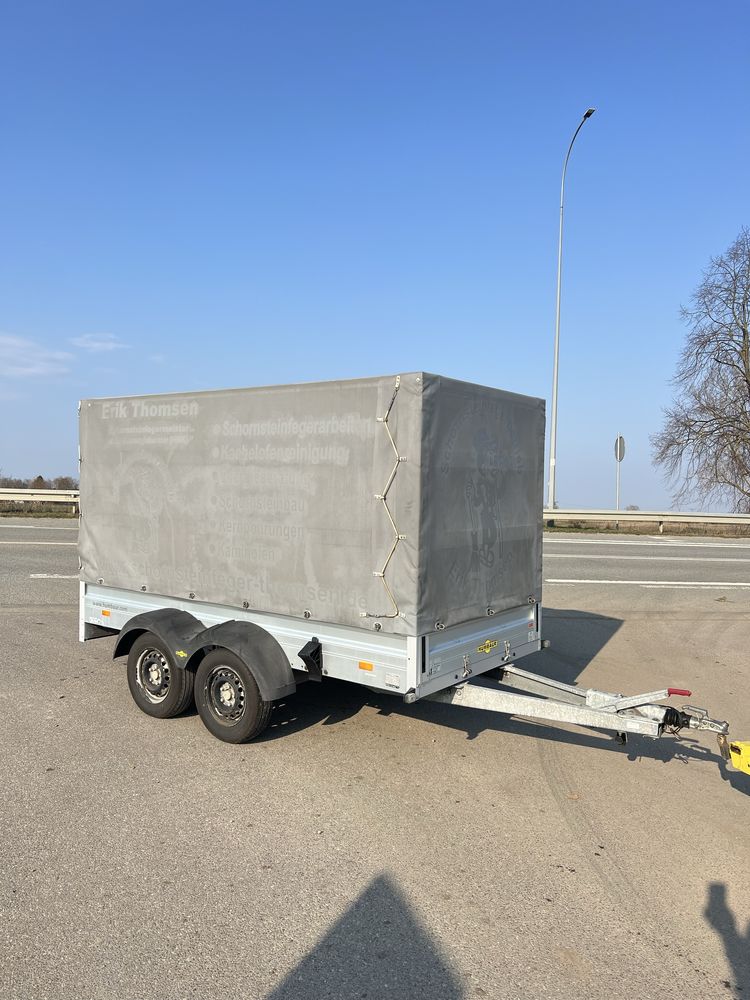 HUMBAUR przyczepa skrzyniowa  2014r 2000kg DMC