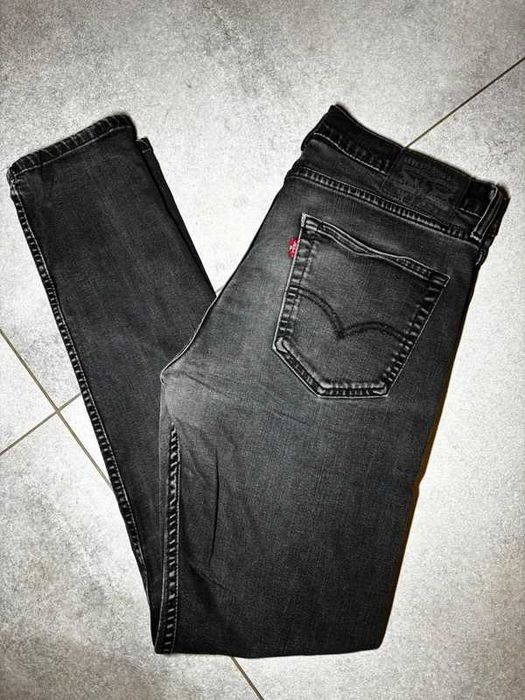 Levi’s 512 Spodnie Jeans W34 L34 Czarne Slim Fit