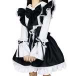 Przebranie Strój Pokojówki w Stylu Cosplay Lolita Manga Anime - M