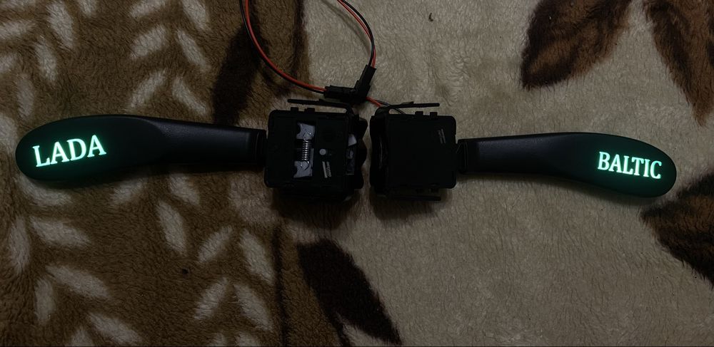 Подрулевые переключатели с подсветкой ваз 2108-2115,Приора