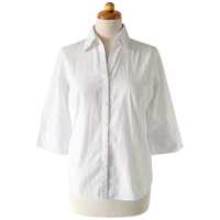 Biała elegancka koszula damska rękaw 3/4 M/L Kingfield galowa bluzka