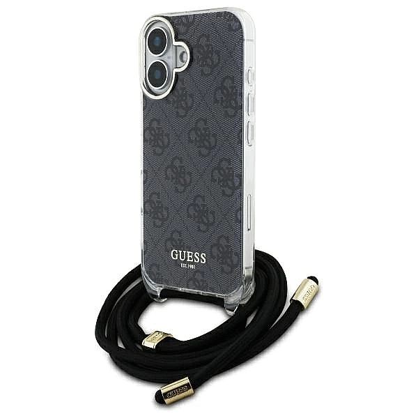 Guess GUHCP16SHC4SEK iPhone 16/6.1" czarny/black hardcase Crossbody Co