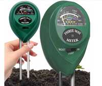 tester ogrodniczy 3w1 miernik ph gleby kwasomierz glebowy ziemi
