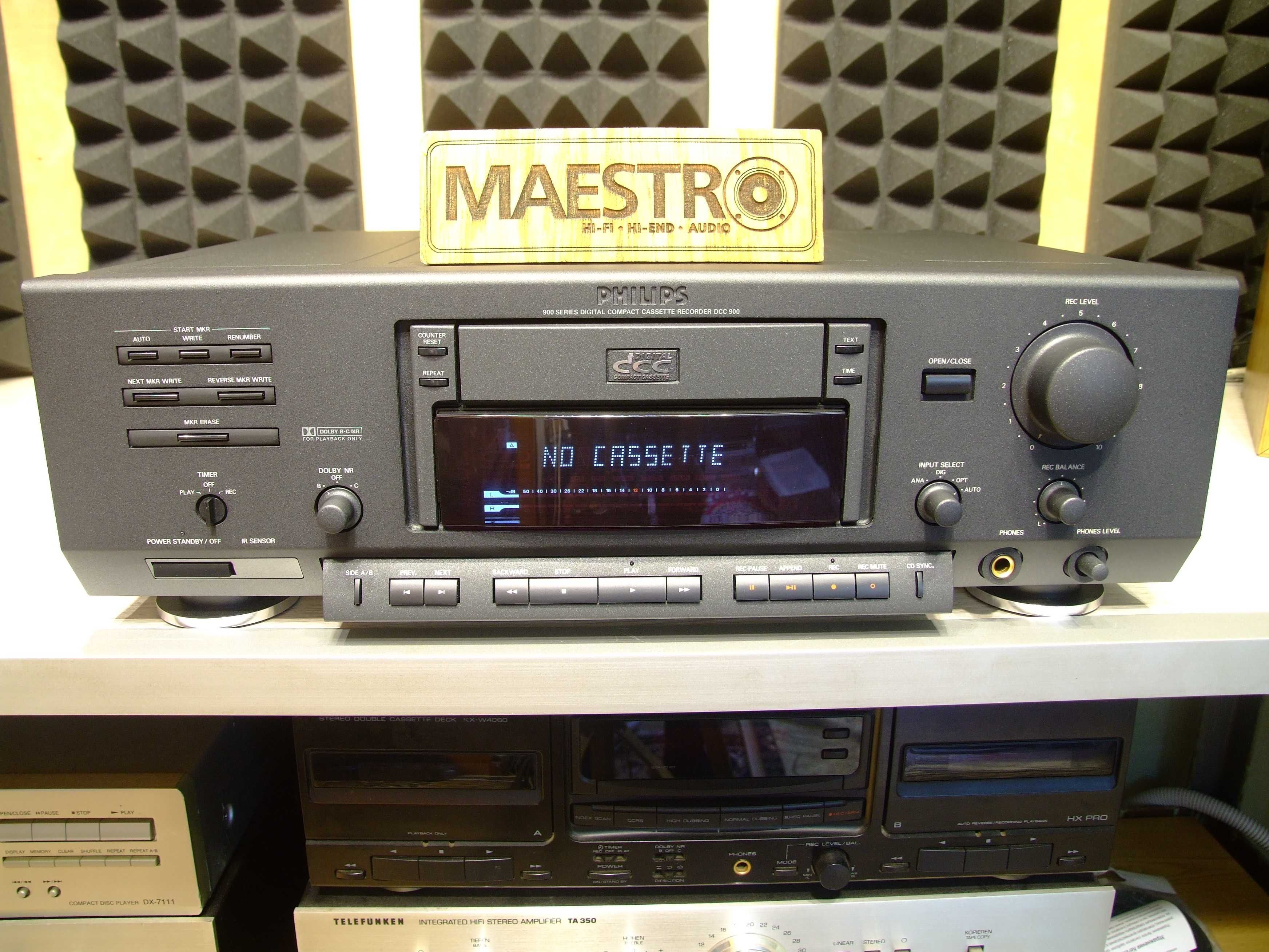 Касетна дека Philips DCC 900. Колекційний стан. 9 кг. Без передплати