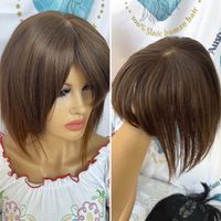 Натуральная накладка имитация кожи шёлк славянский детский волос