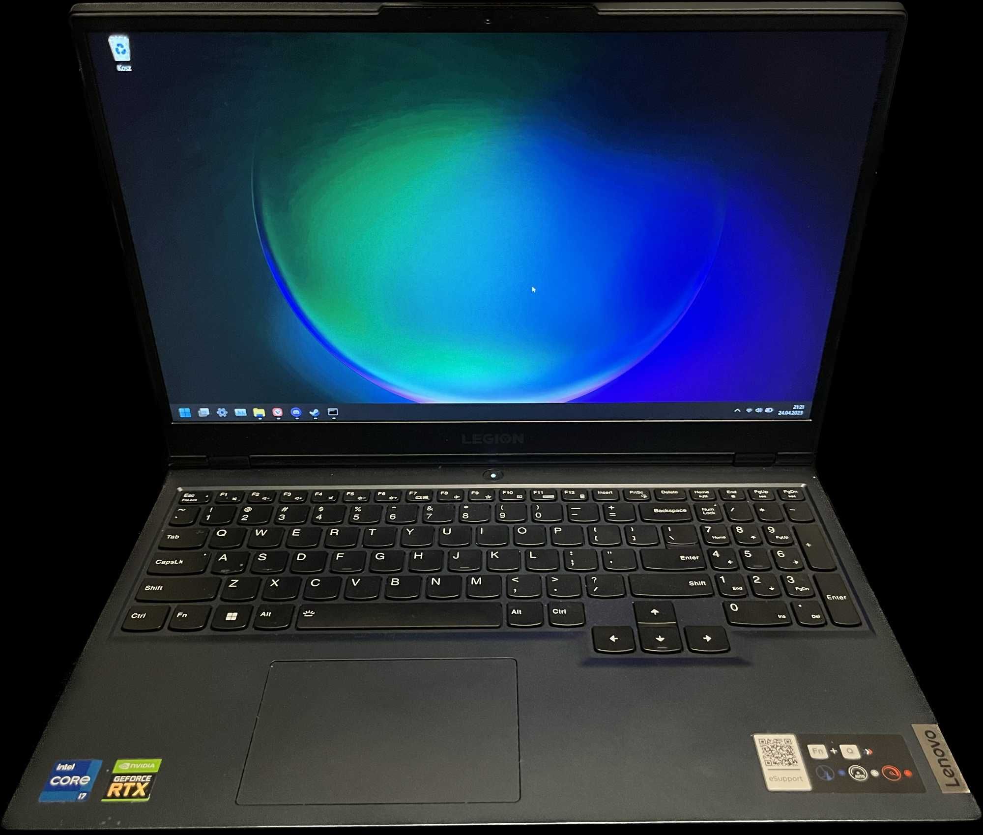 Laptop Gamingowy Lenovo Legion 5-15 165Hz i7-11800H/16GB/512 RTX3060