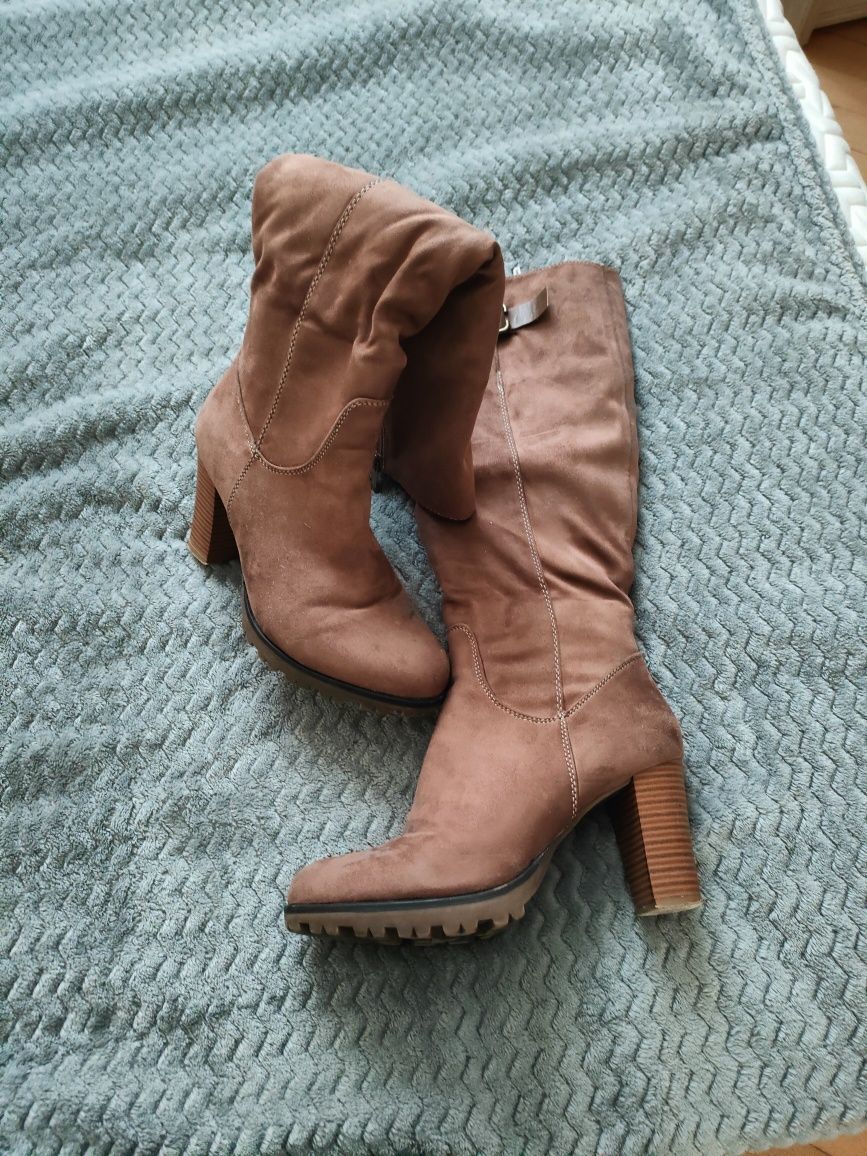 Buty kozaki obcas rozmiar 39