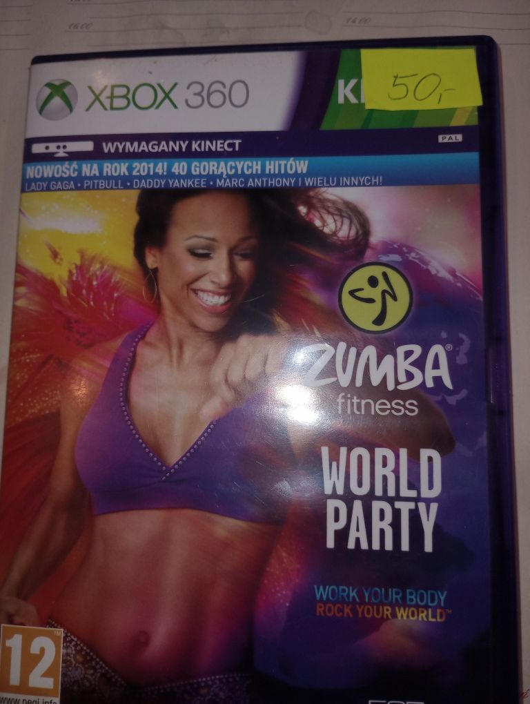 Xbox 360 Zumba gra