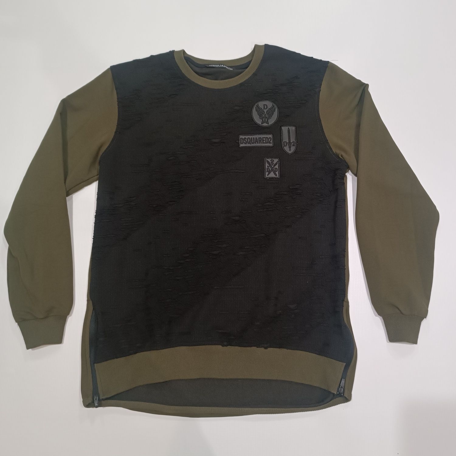 Bluza Dsquared2 roz,46/S lekka  khaki DD2