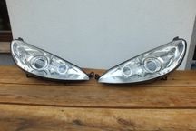 Peugeot 407 Coupe reflektory Bi xenon skrętny lampa lewa prawa