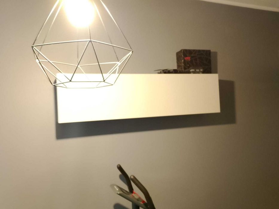 szafka biało-szara wisząca