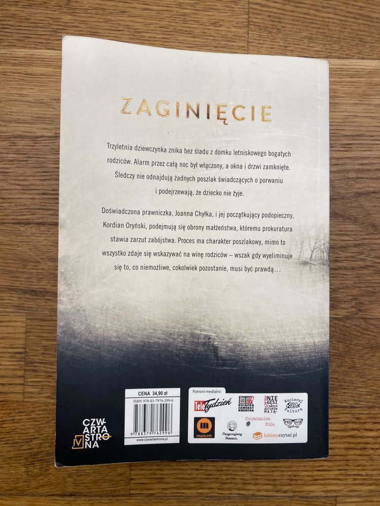 Książka Zaginięcie Remigiusz Mróz Chyłka Tom II