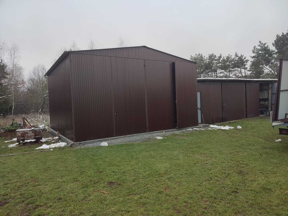 Garaż blaszany Magazyn Rolniczy - Wiata - Garaże Blaszane – GRZYWSTAL