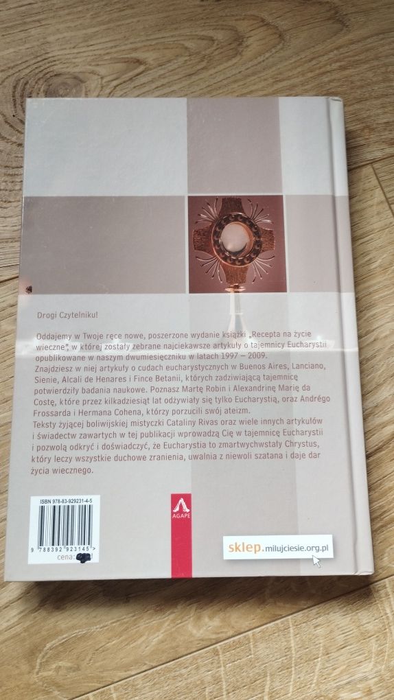 Książka Recepta na życie wieczne