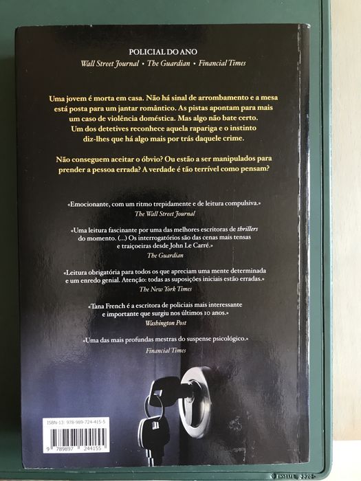 Livro “o Intruso” (The trespasser) (preco Bertrand 18.5€)