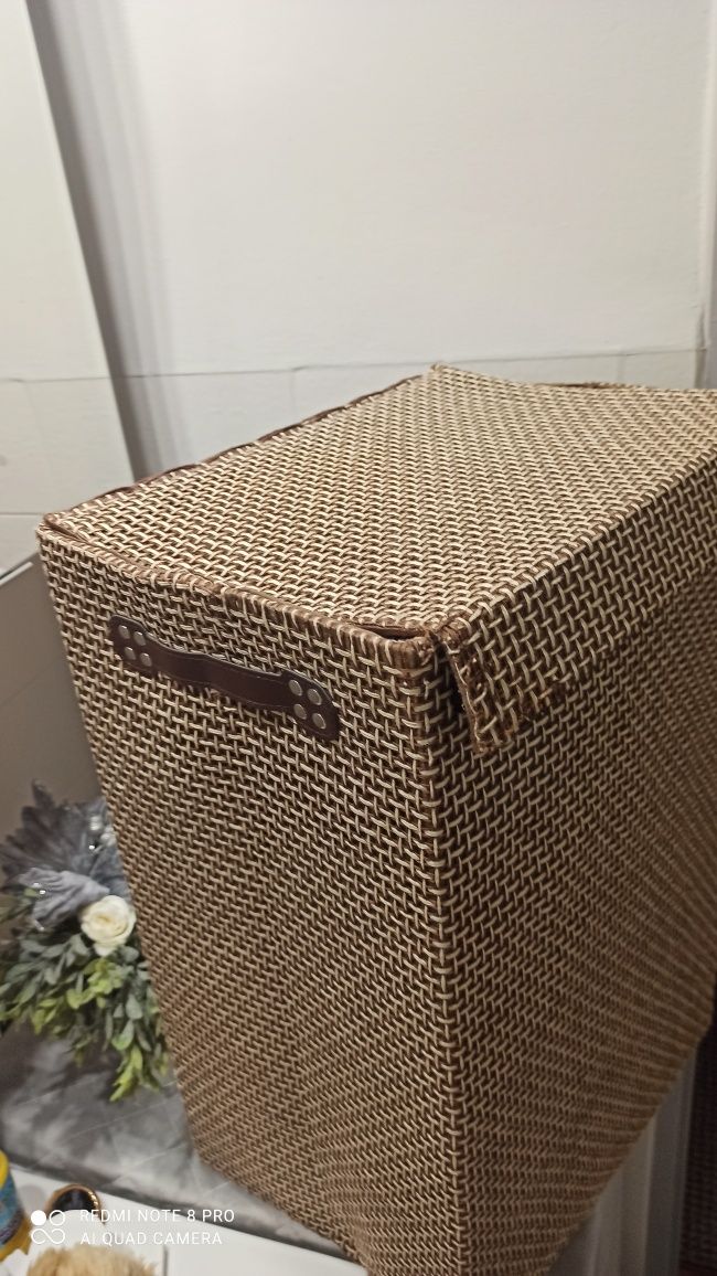 Kosz pudełko tekstylne do przechowywania