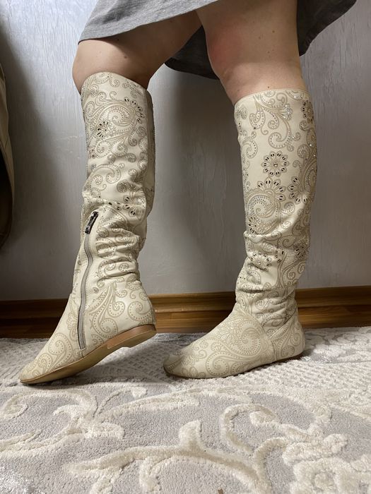 Чоботи 39 розмір ШКІРА