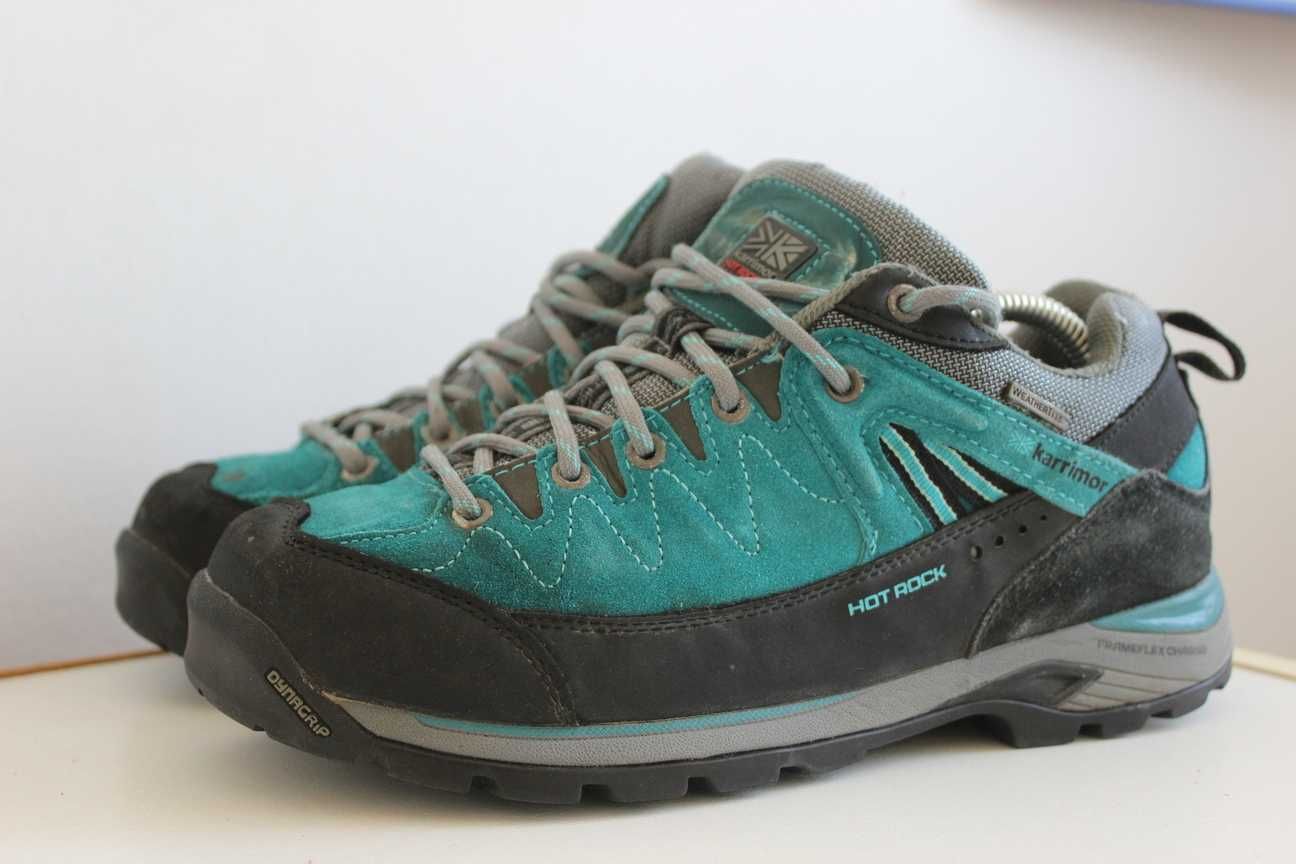 Karrimor Hot Rock buty górskie trapery trekkingowe turkusowe 41 25,5