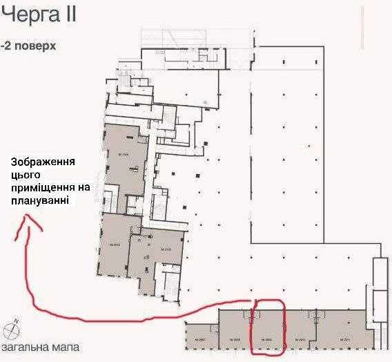 БЕЗ % Оренда Комерційного Приміщення - 71.3 м² , в TRIIINITY.