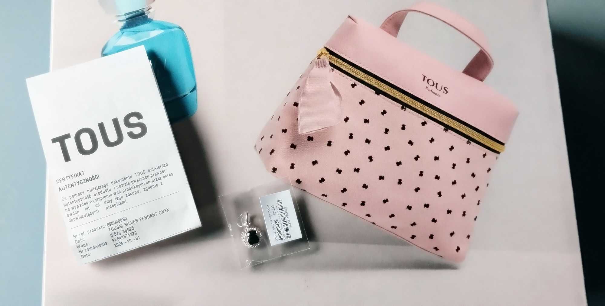 TOUS Zestaw Tous Oh! The Origin 100 ml + kosmetyczka + zawieszka Onyx