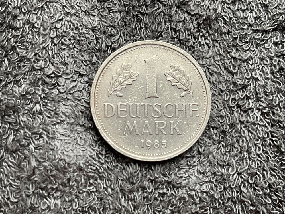 1 одна марка Німеччина ФРН 1985 обігова монета
