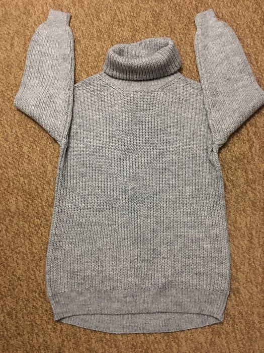 Свитер/платье/туника женский теплый размер где то 48-54 есть замер