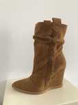Zign Zara buty na koturnie nowe boho zamsz