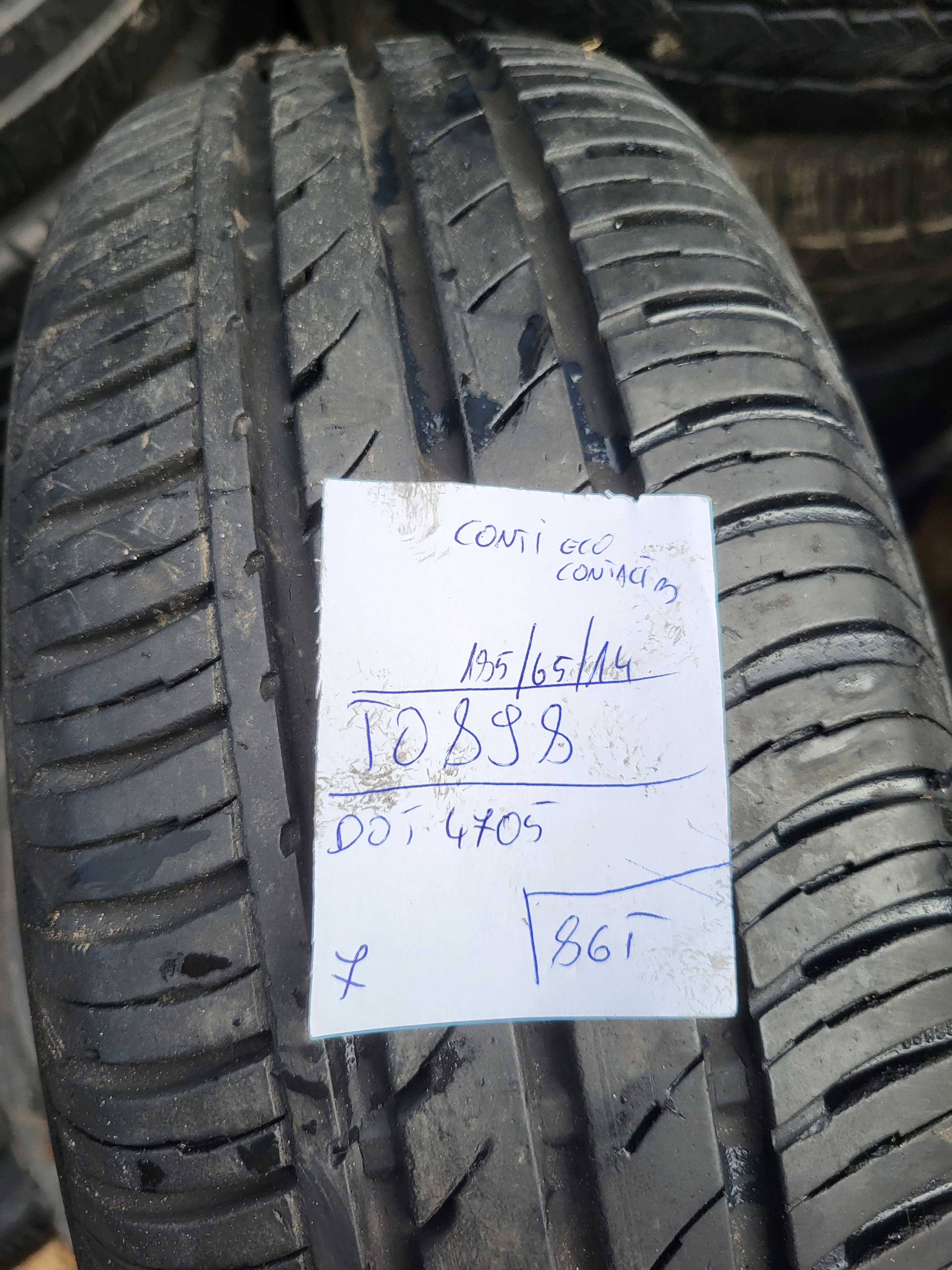 Continental 185/65 r14 ContiEcoContact 3 /// 7mm!!!