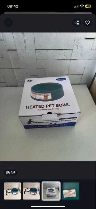 Miska podgrzewana dla zwierzat