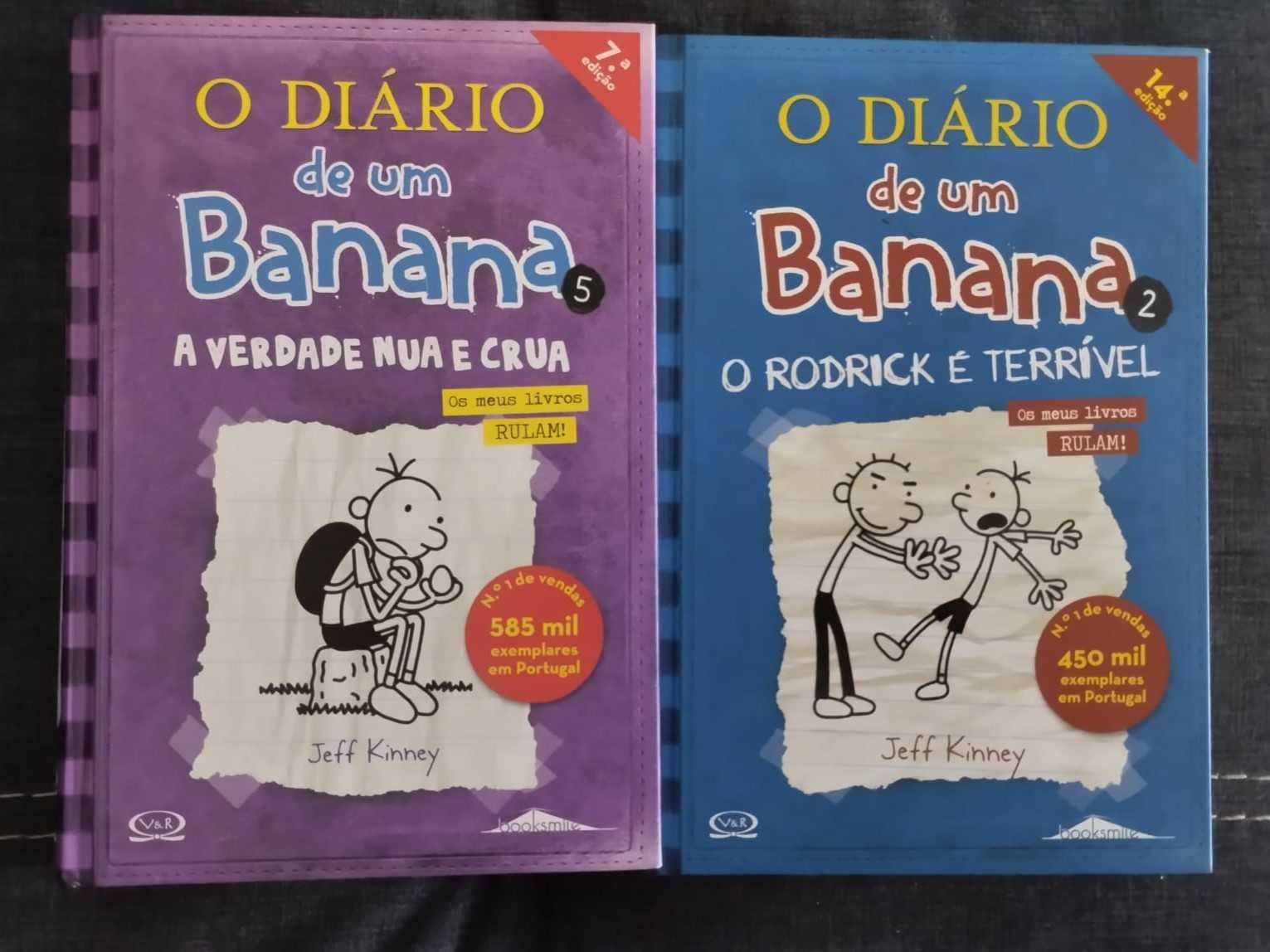 Livros Diário de um Banana (2 e 5)