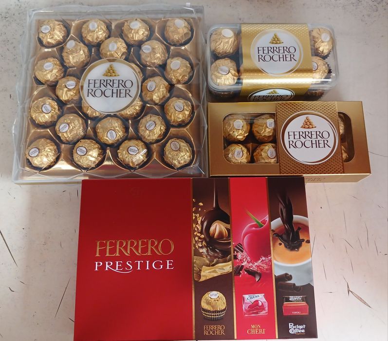 Ferrero Rocher , Ферреро роше,Raffaello Италия.