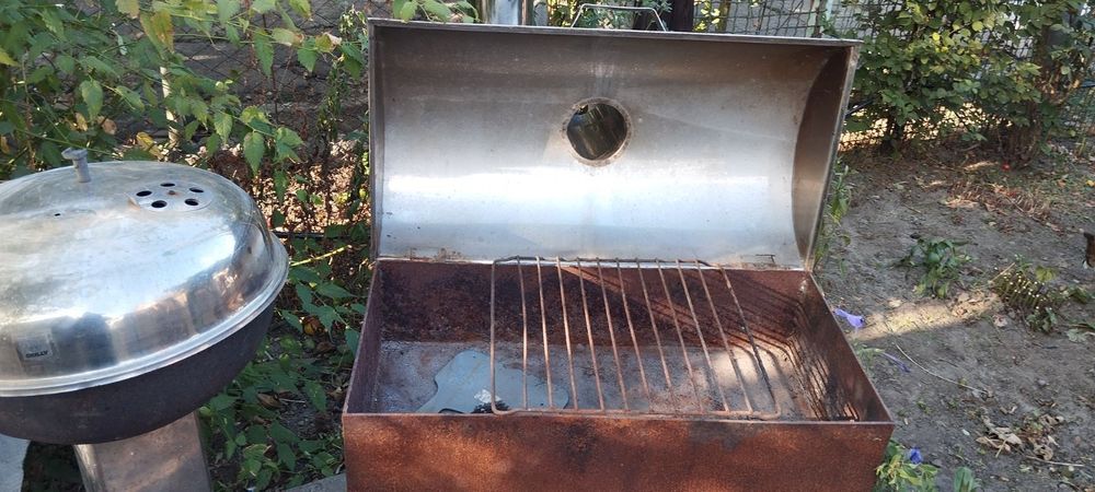 Мангал з кришкою для барбекю+шампури