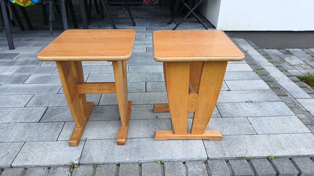 Solidna Taborety 2 sztuki używane