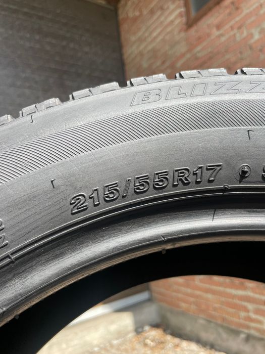 215/55 R17 BRIDGESTONE BLIZZAK VRX (80-90% прот) Липучка! 205 225 50