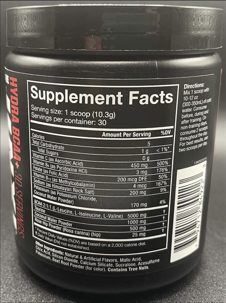 Cobra Labs -JNX Sports The Hydra BCAA+ 30 servings арбуз 309гр.