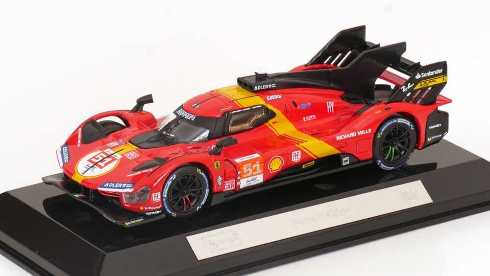 Burago 1/43 - Ferrari 499P #51 Vencedor 24h Le Mans 2023