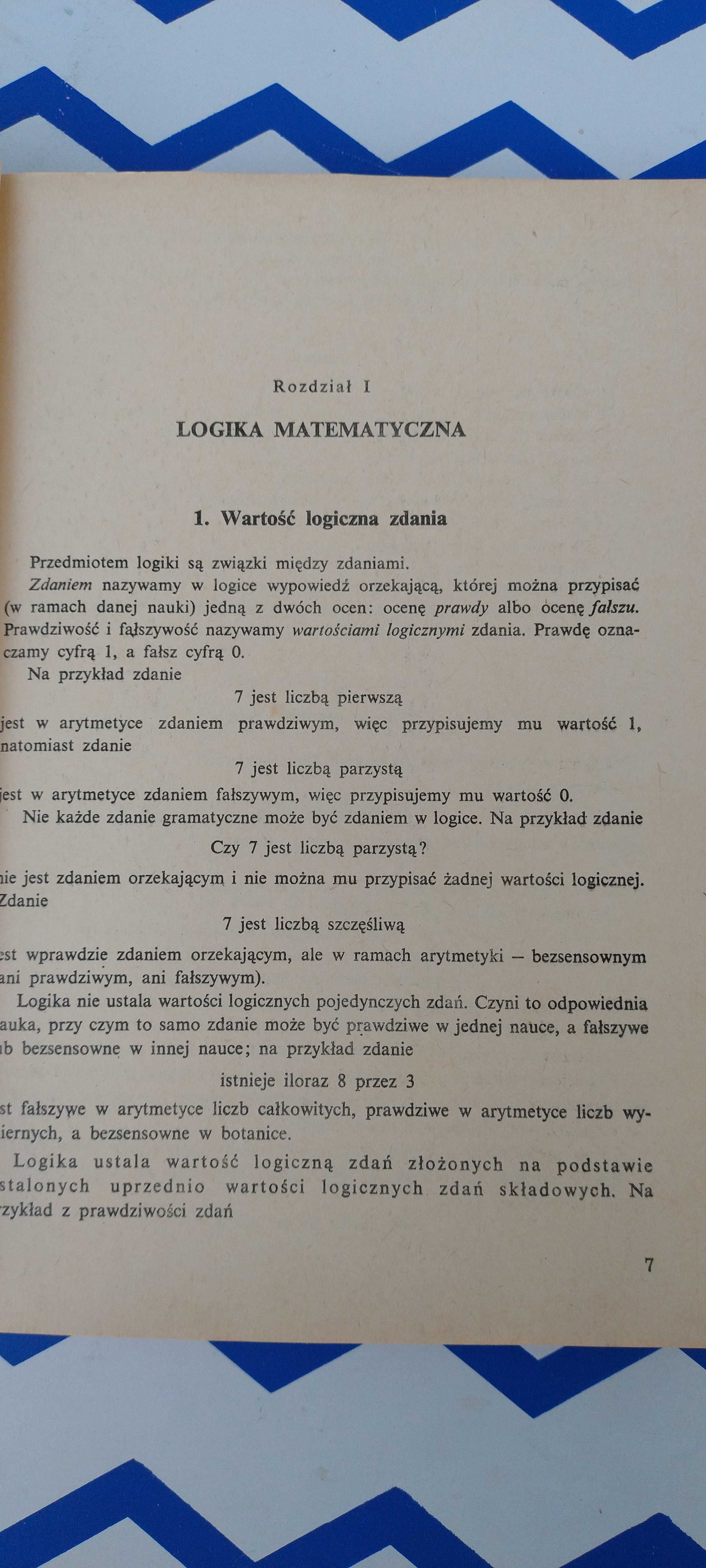 Matematyka R. Leitner , W Żakowski .