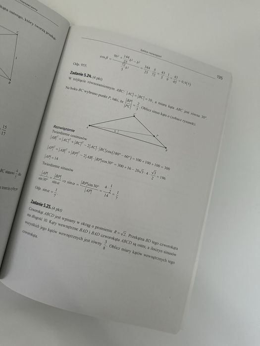 zbiór zadań maturalnych matematyka poziom rozszerzony PAZDRO